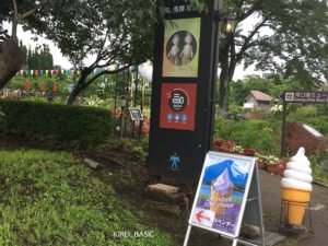河口湖ミューズ館の看板