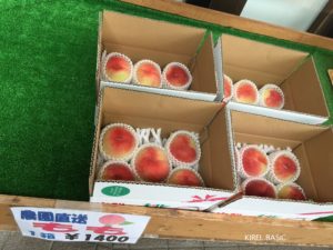 道の駅かつやまの桃